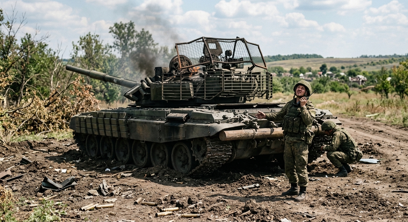 Ukrainian drones overwhelm Russian tanks’ new active protection system—for now