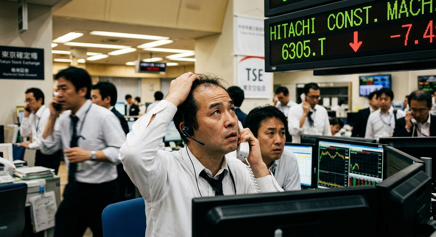Hitachi Construction Shares Drop After $740 Million Block Trade