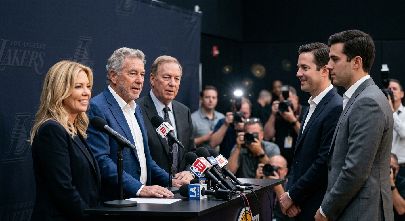 Five Buss siblings 'united' in selling Lakers shares
