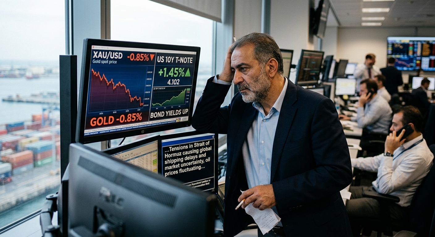 Gold Holds Losses as Bond Selloff, Hormuz Limbo Weigh on Outlook